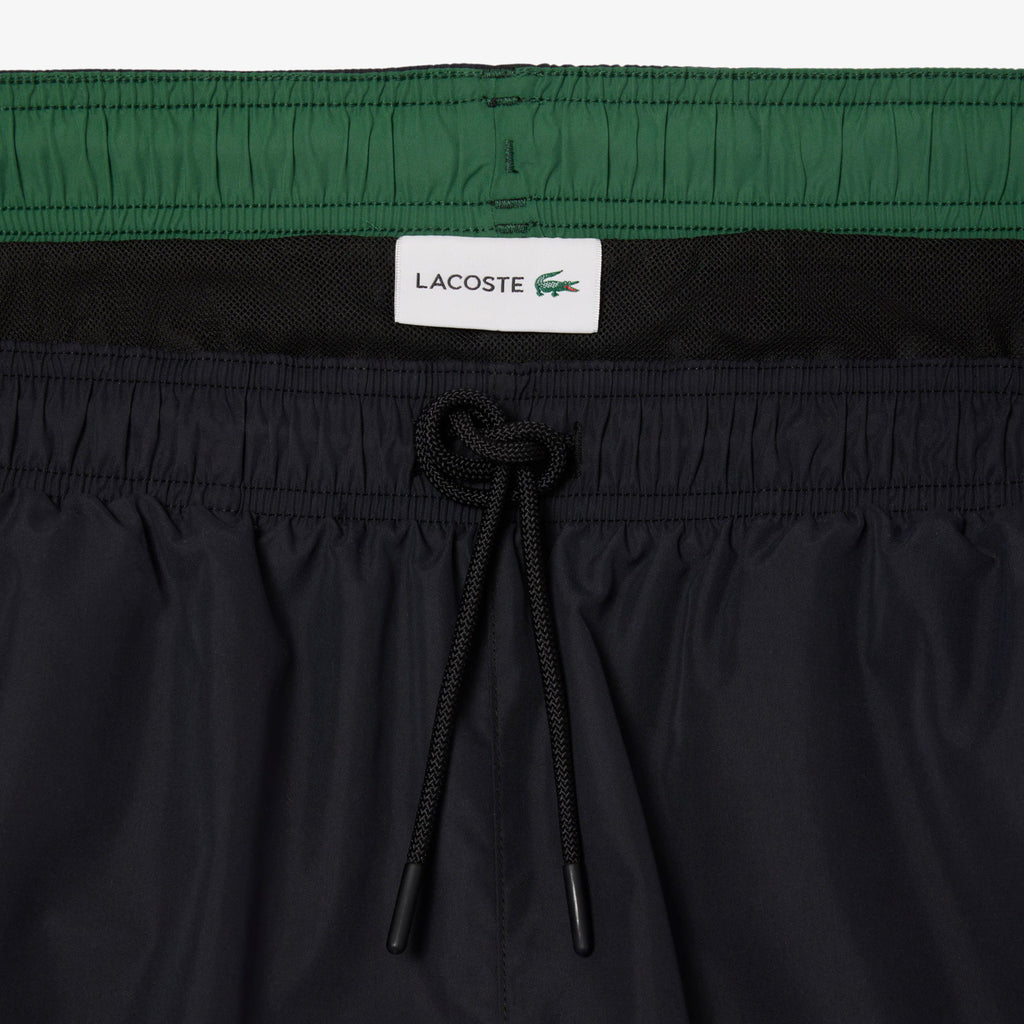 Maillot de bain mi-long Lacoste - Noir