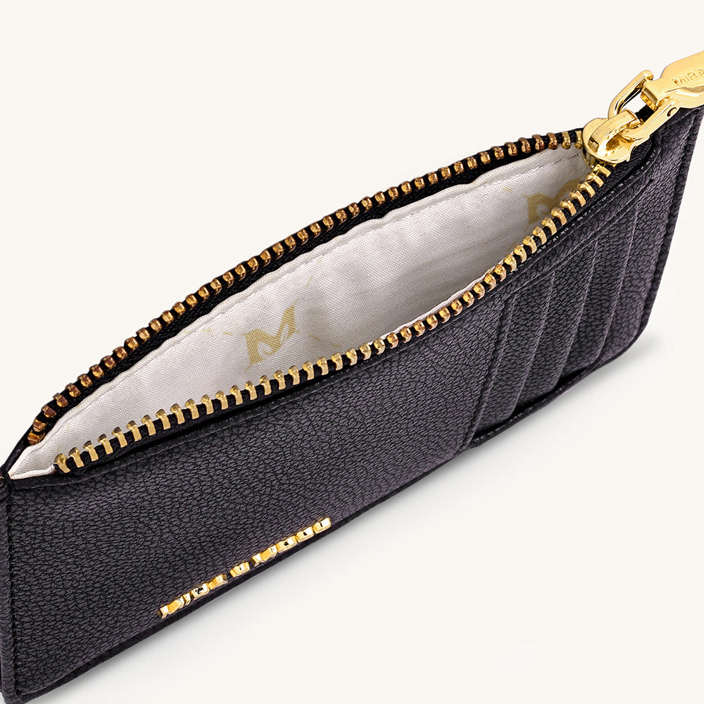 Portefeuille cartes Ruby Mira & Moss - Noir