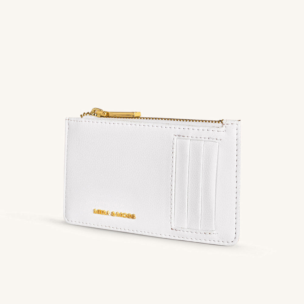 Porte-cartes Mira & Moss Ruby – Ivoire