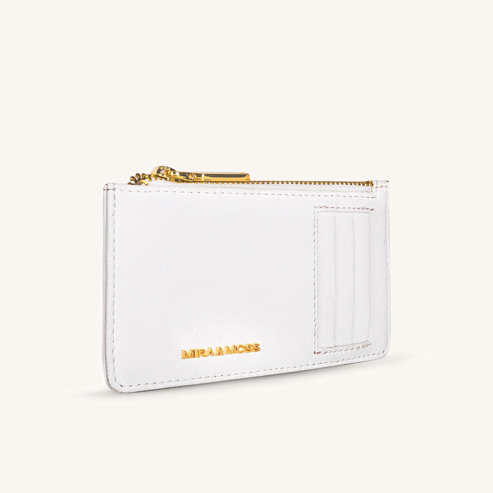 Porte-cartes Mira & Moss Ruby – Ivoire