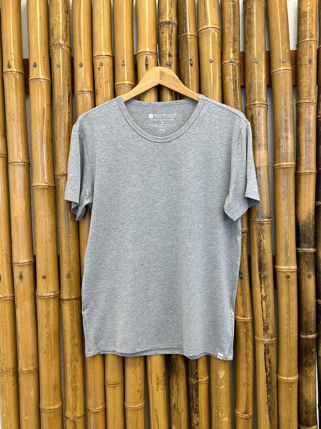 T-shirt de détente à manches courtes en bambou doux pour homme