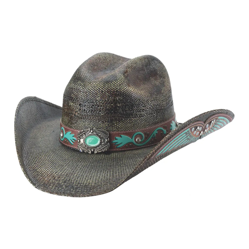 Bullhide Music City - Chapeau de cow-girl en paille pour femme