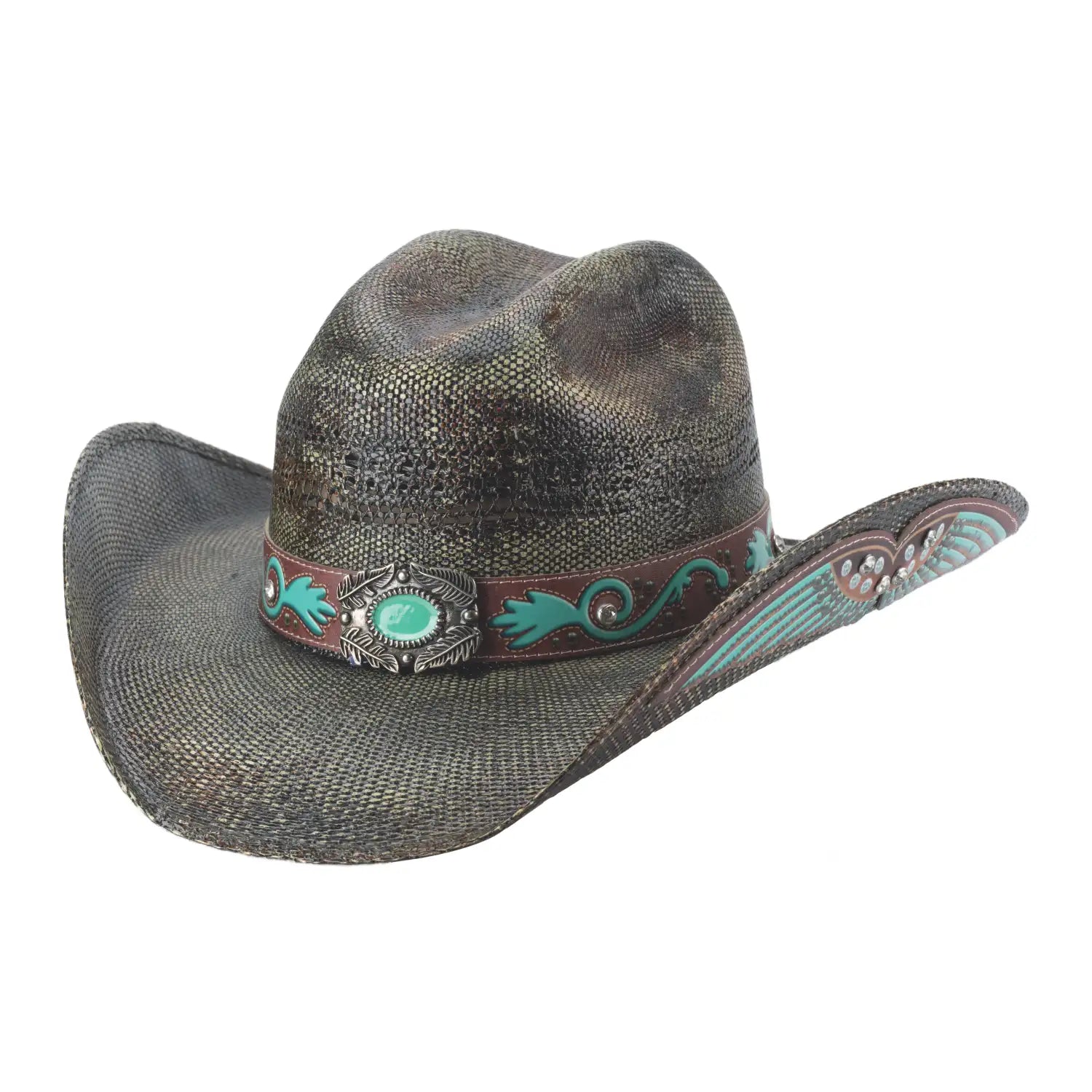 Bullhide Music City - Chapeau de cow-girl en paille pour femme