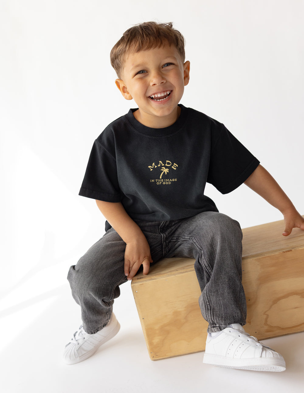T-shirt Enfant Créé à l'image de Dieu