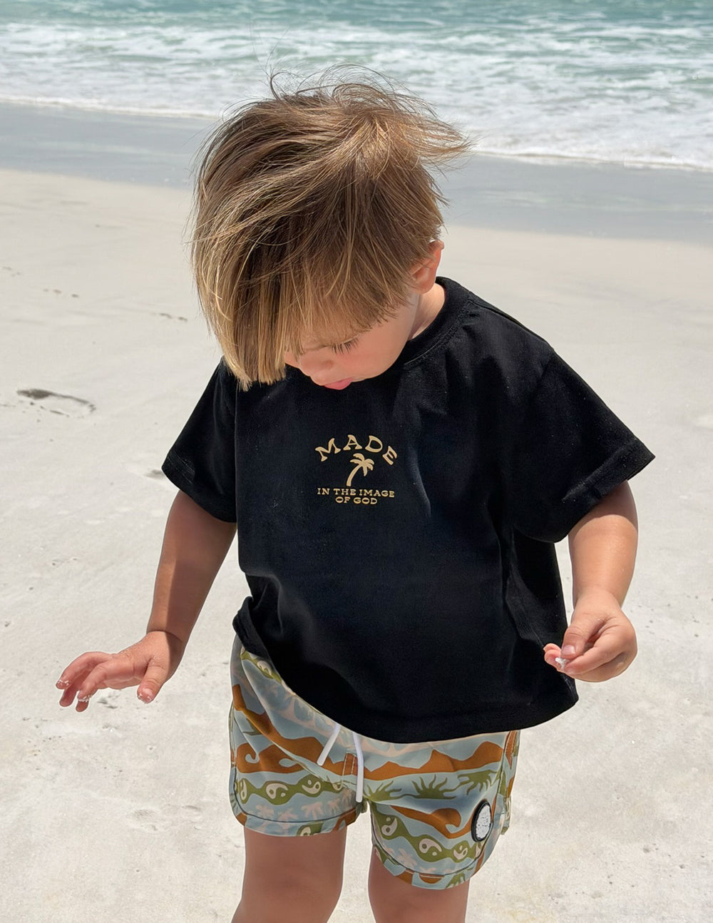 T-shirt Enfant Créé à l'image de Dieu