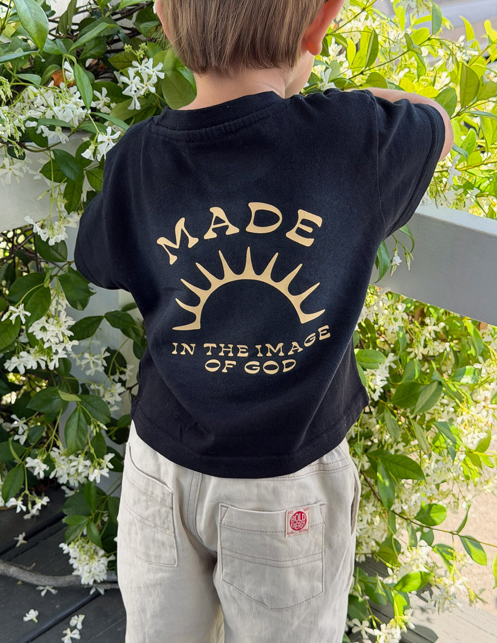 T-shirt Enfant Créé à l'image de Dieu