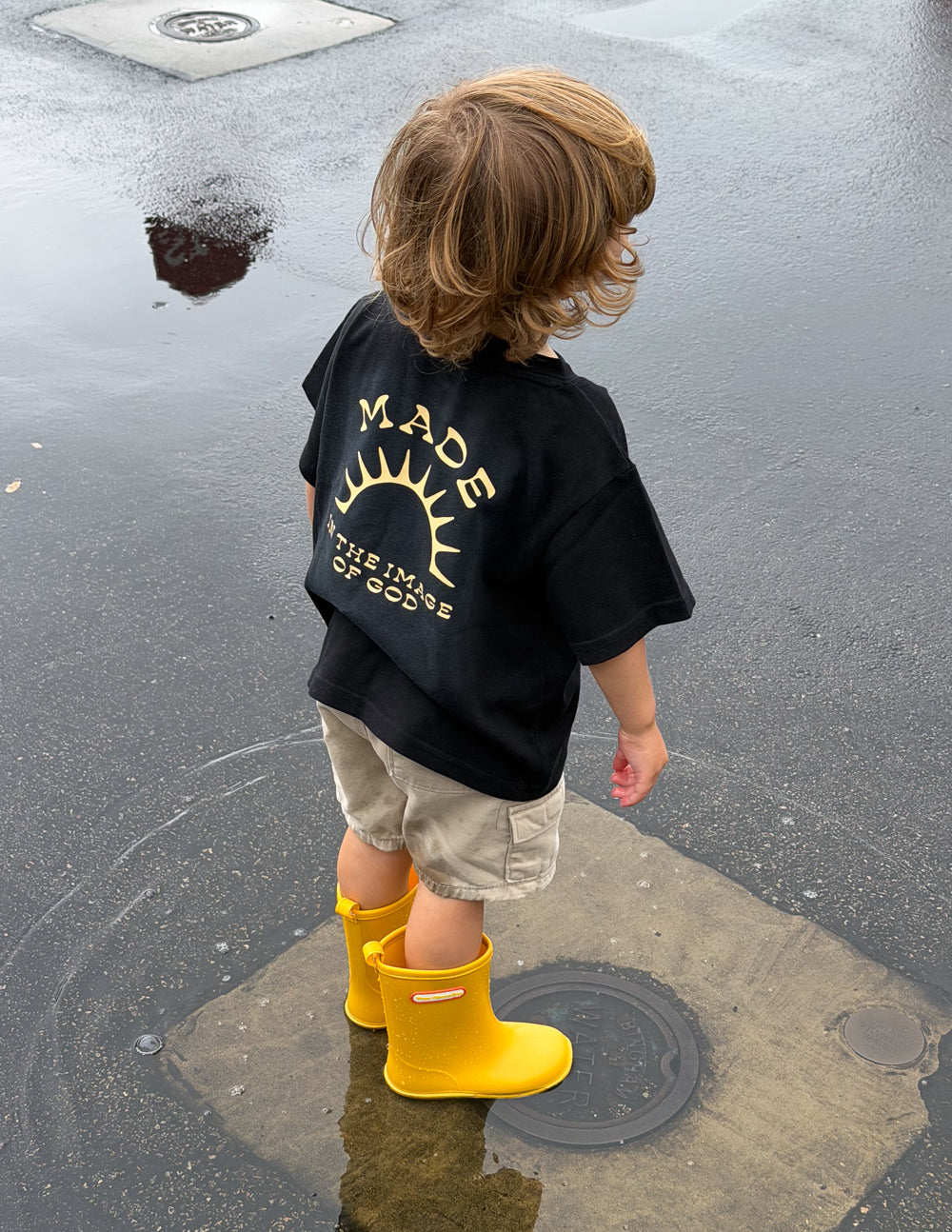 T-shirt Enfant Créé à l'image de Dieu