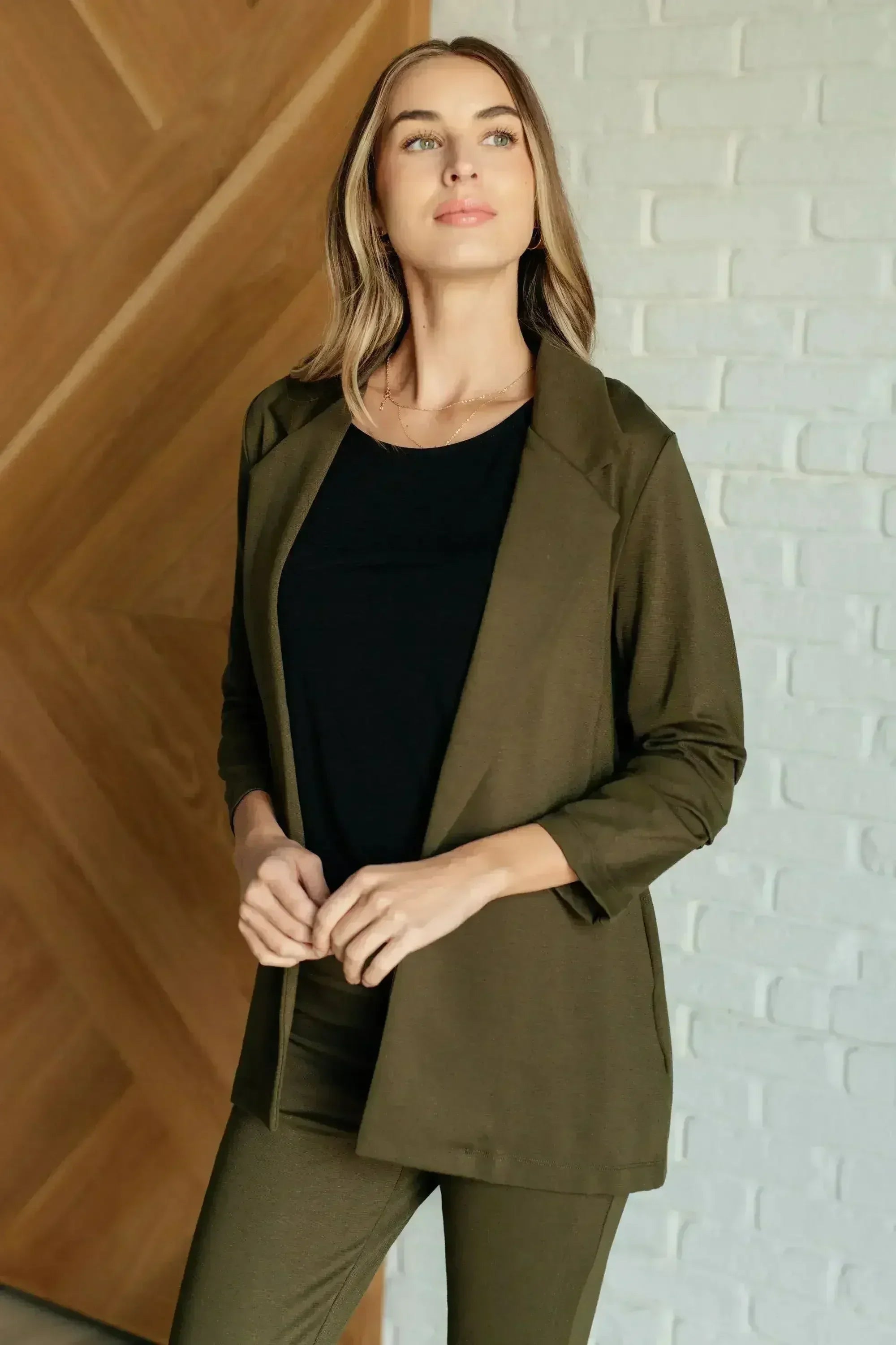 Veste Magic 3/4 coloris olive