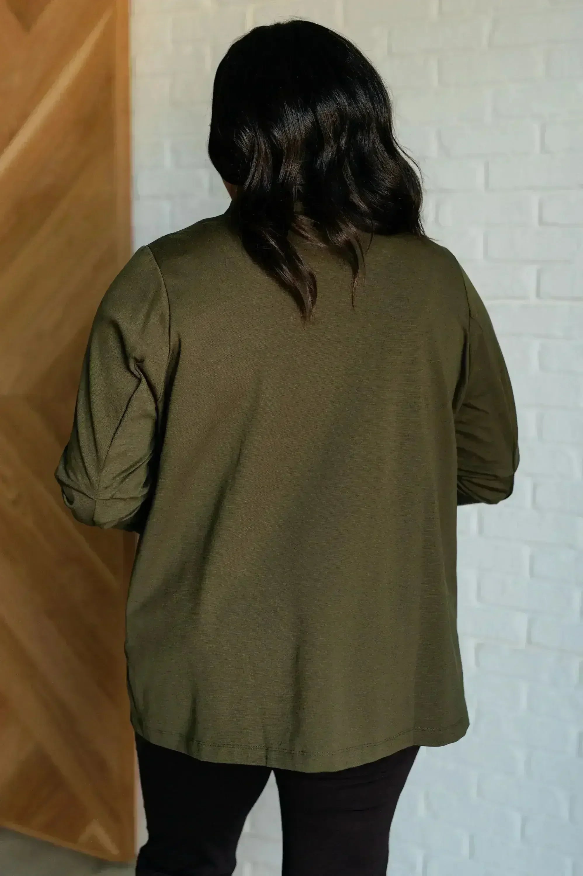 Veste Magic 3/4 coloris olive