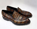 Maurice Carolina Custom Made Alligator Loafer - Brown