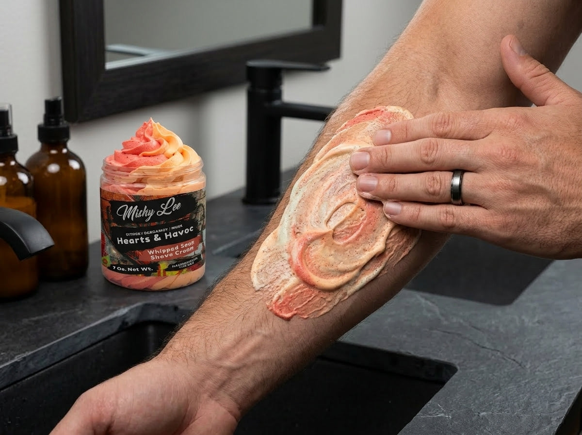 Savon et Crème à Raser Fouettés pour Homme Hearts & Havoc