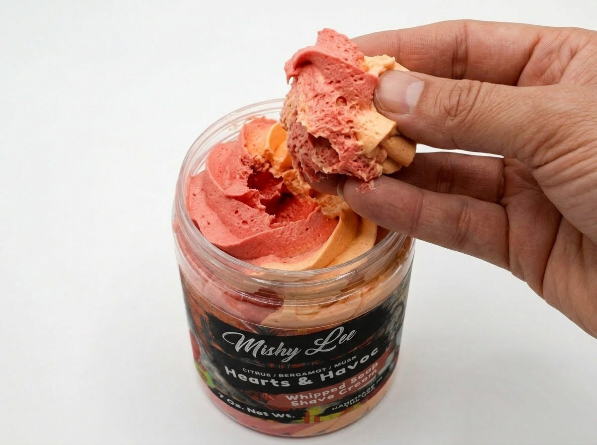 Savon et Crème à Raser Fouettés pour Homme Hearts & Havoc