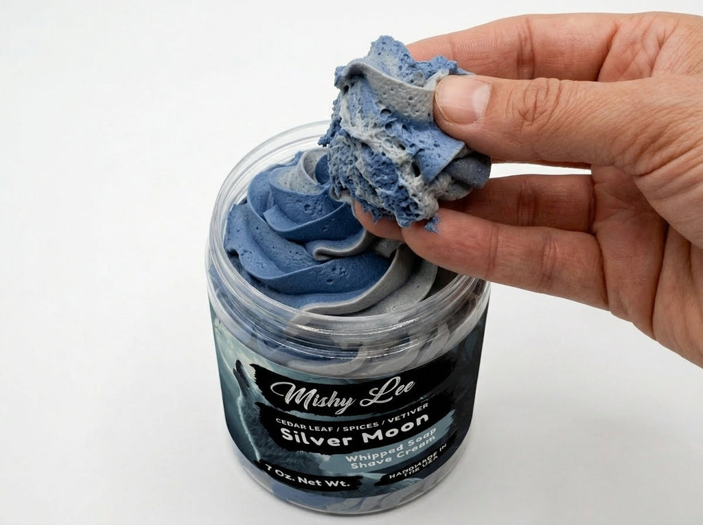 Crème de Rasage et Savon Fouetté Homme Silver Moon
