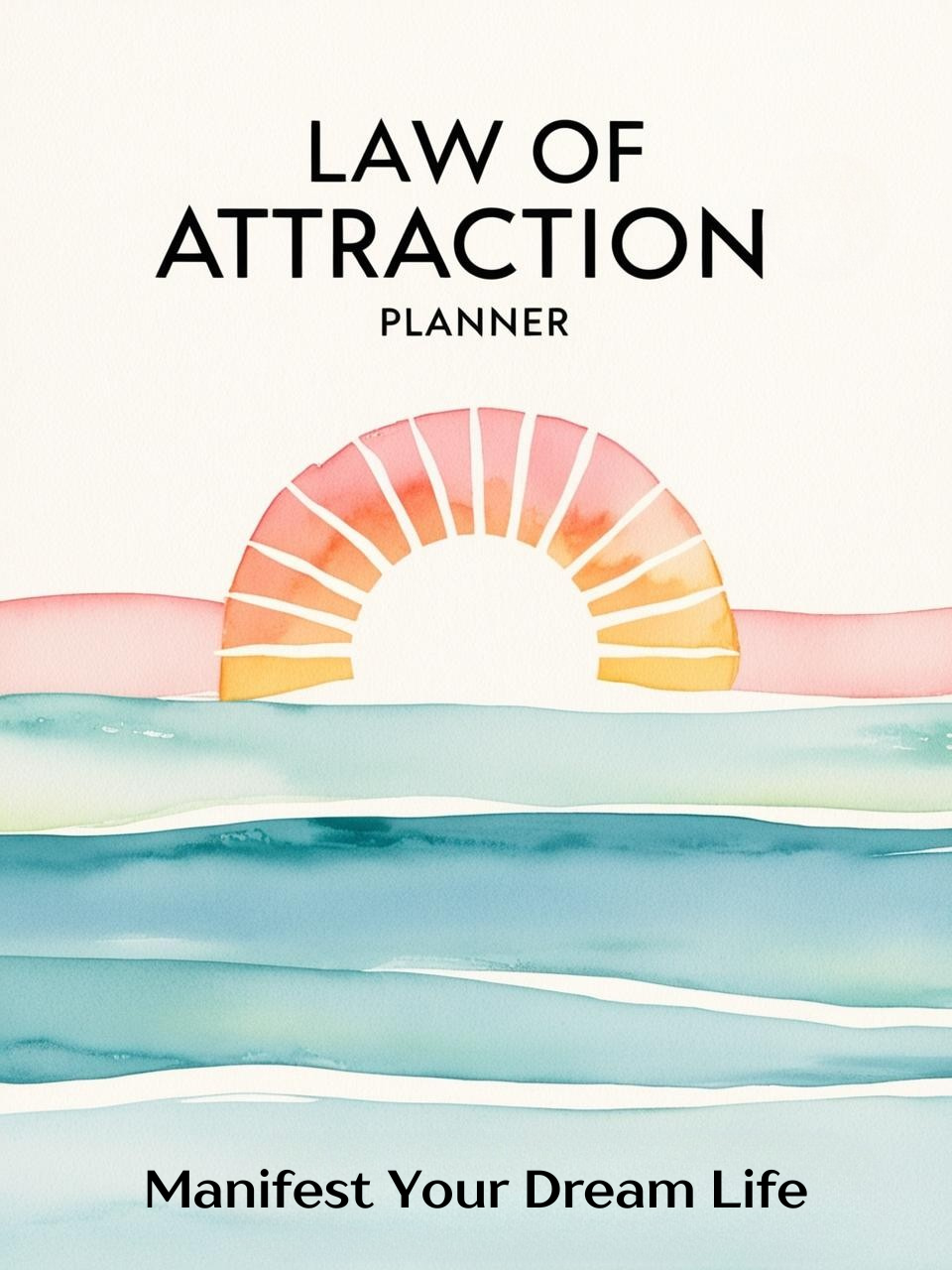 Law of Attraction Planner | 70 Pages | Printable & Editable