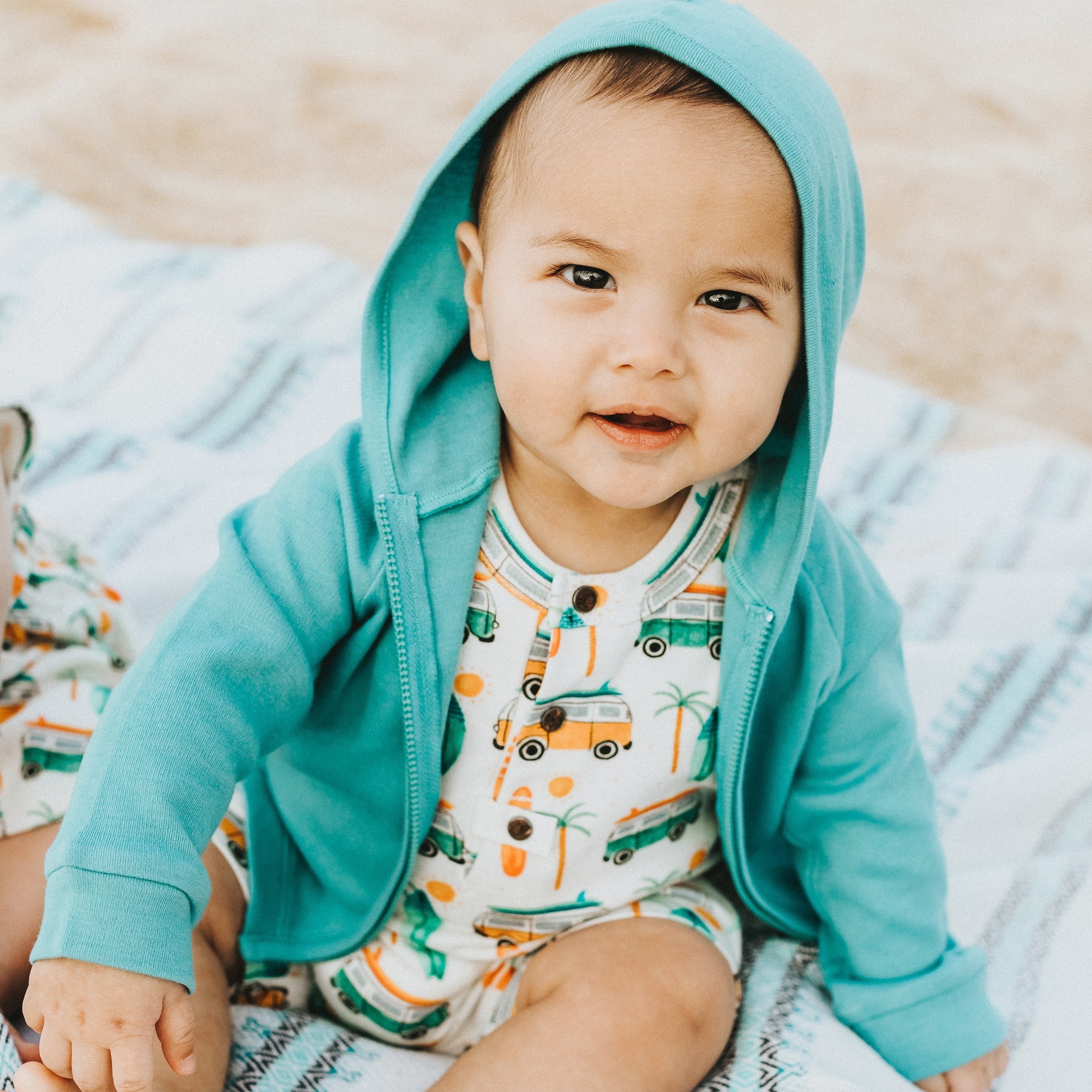 hoodie | bleu lagon vintage