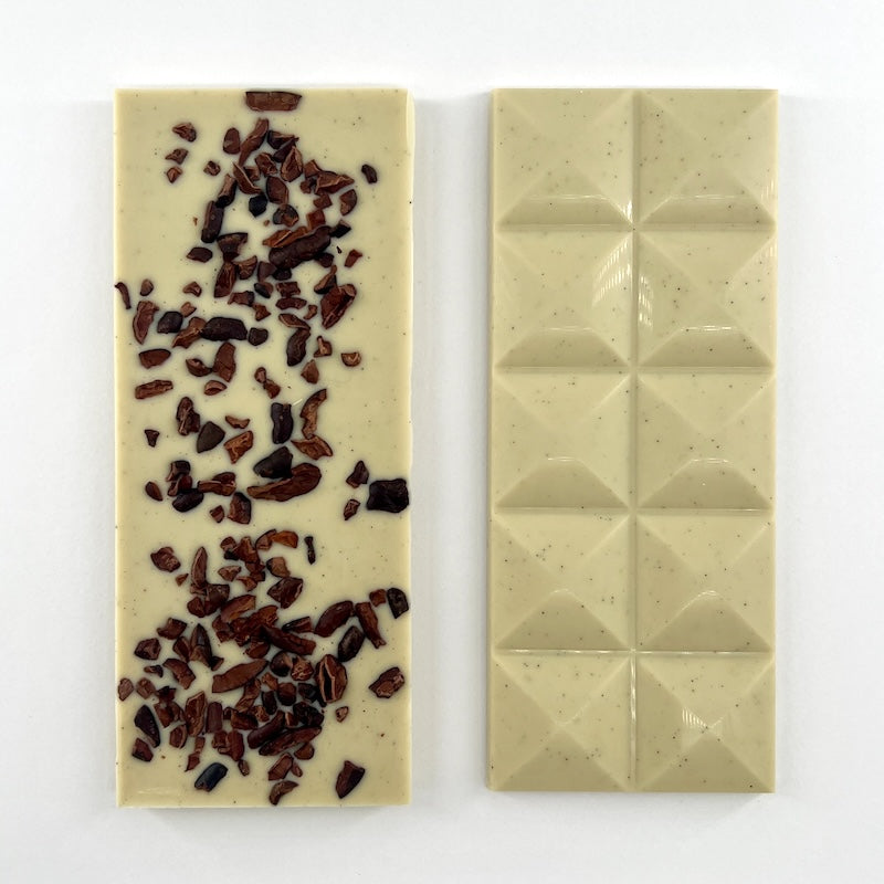 Chocolat blanc aux éclats de cacao