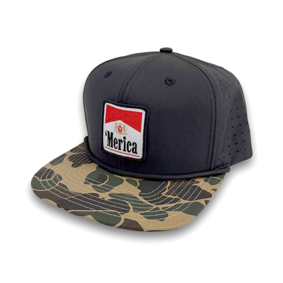 Casquette avec écusson tissé « 'Merica, une boîte de liberté »