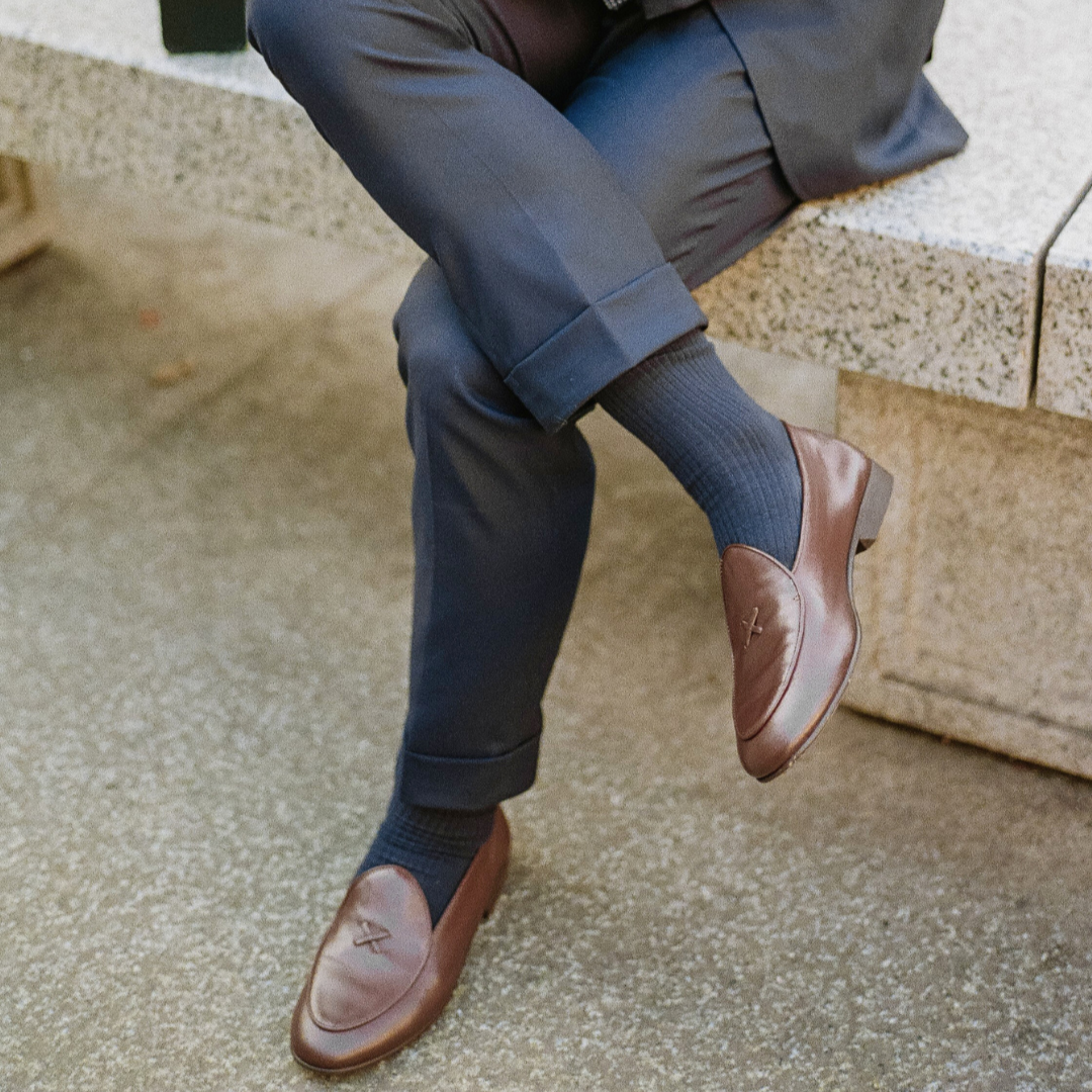 Men's Brown Leather Milano Loafer