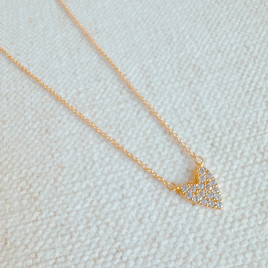 Mini-cœur grand amour collier