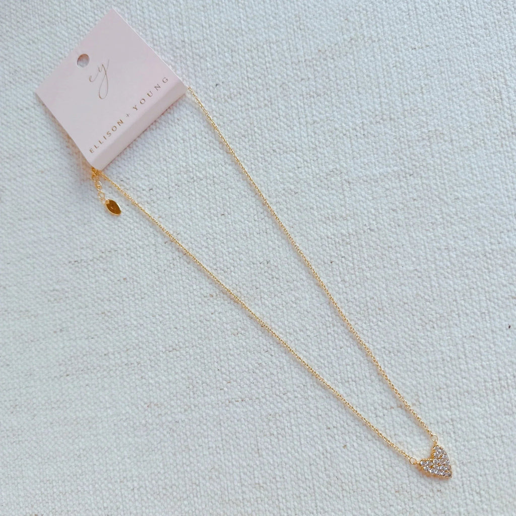 Mini-cœur grand amour collier
