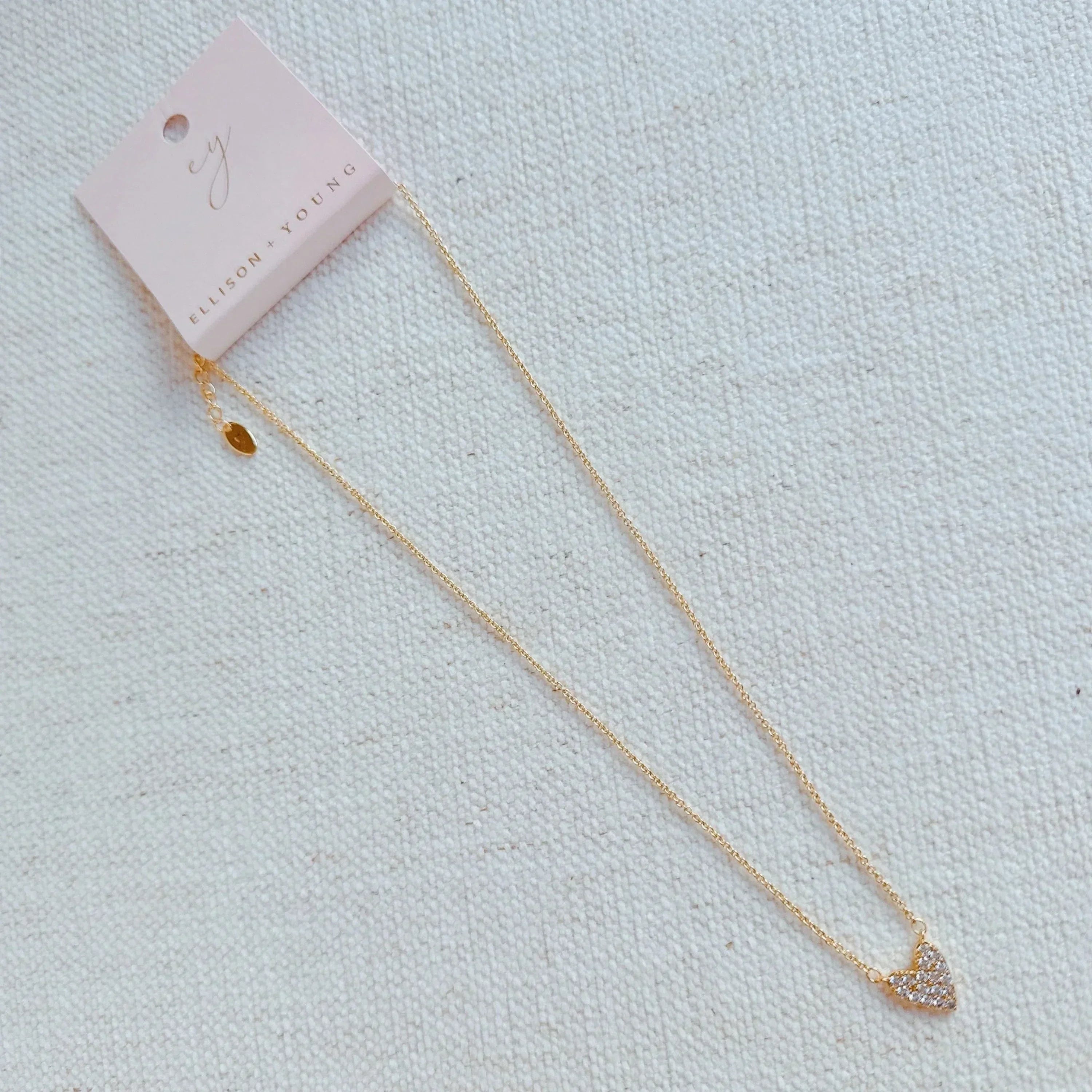Mini-cœur grand amour collier