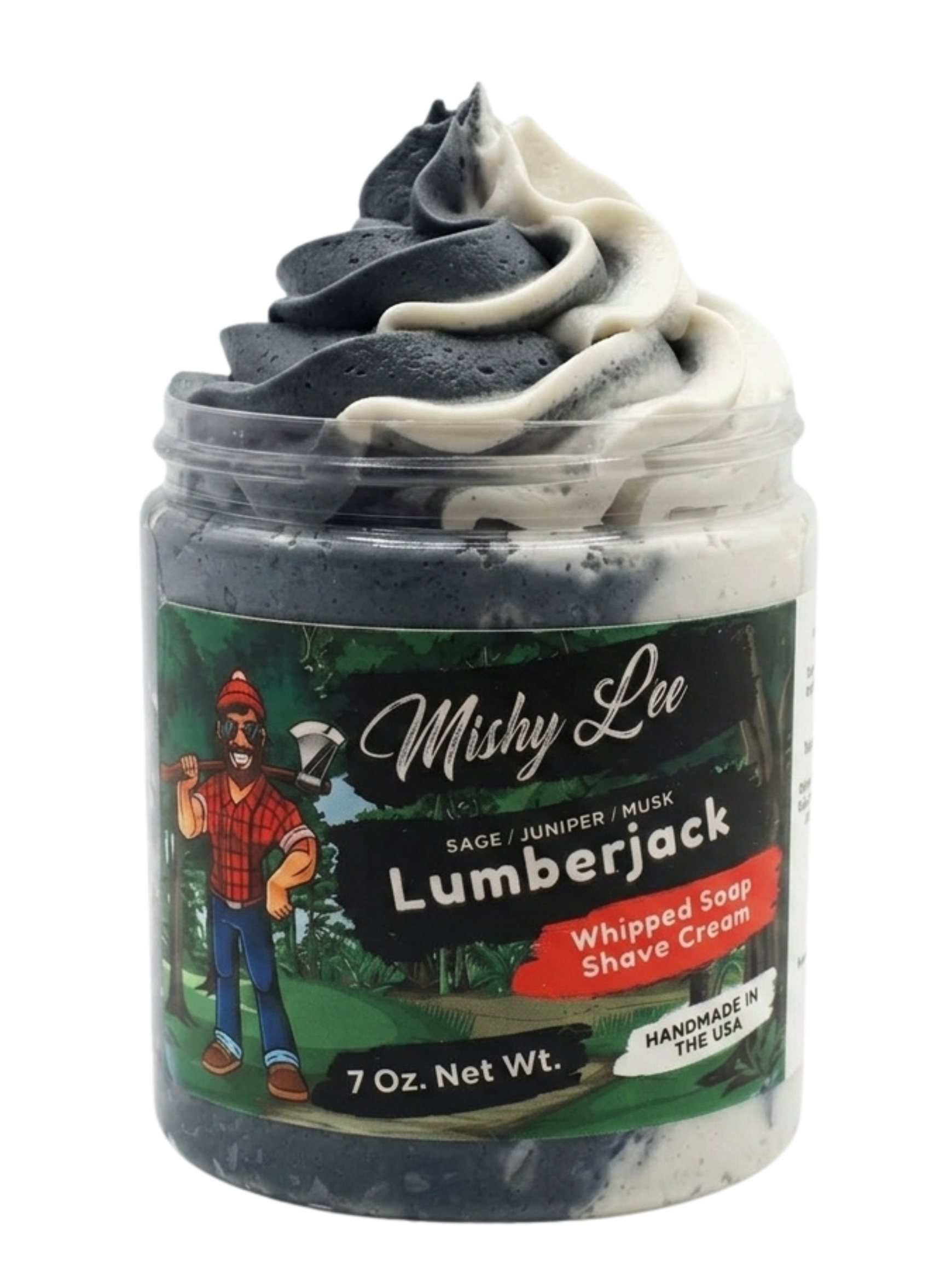 Crème fouettée à raser Lumberjack pour homme