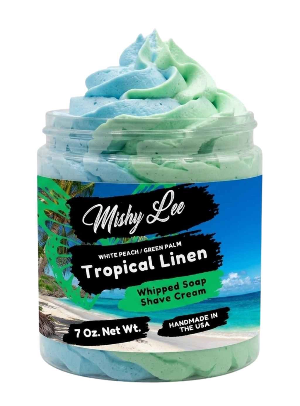 Crème fouettée Tropical Lin nettoyante et à raser