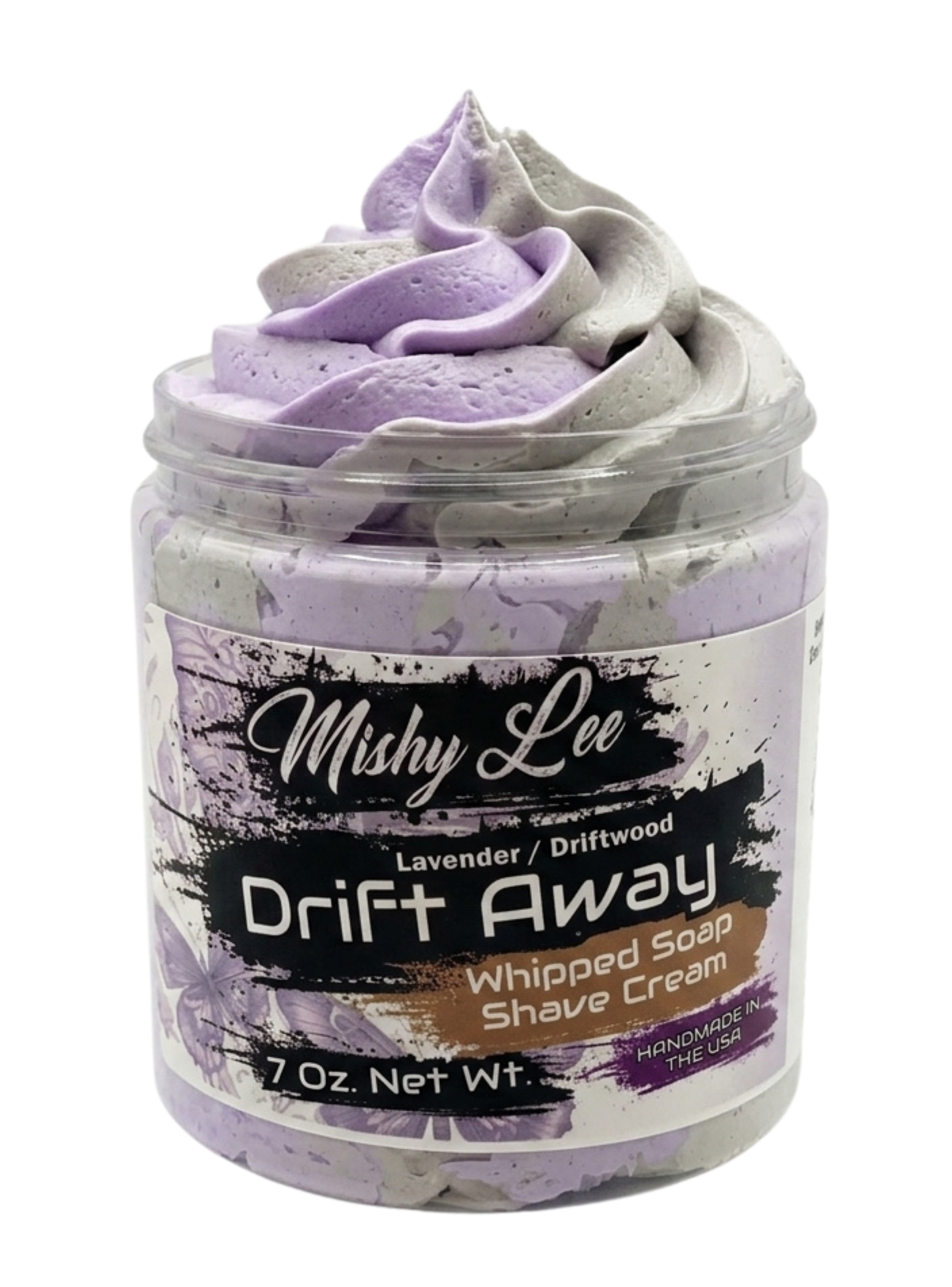 Crème fouettée et crème de rasage Drift Away
