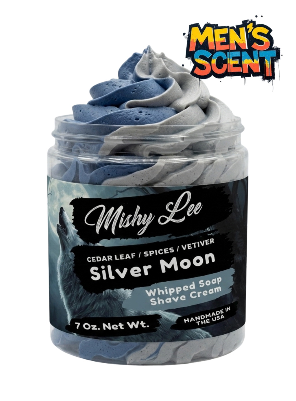 Crème de Rasage et Savon Fouetté Homme Silver Moon
