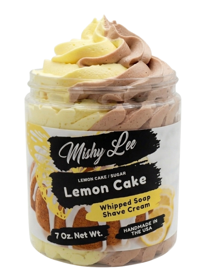 Savon Fouetté et Crème de Rasage Gâteau au Citron