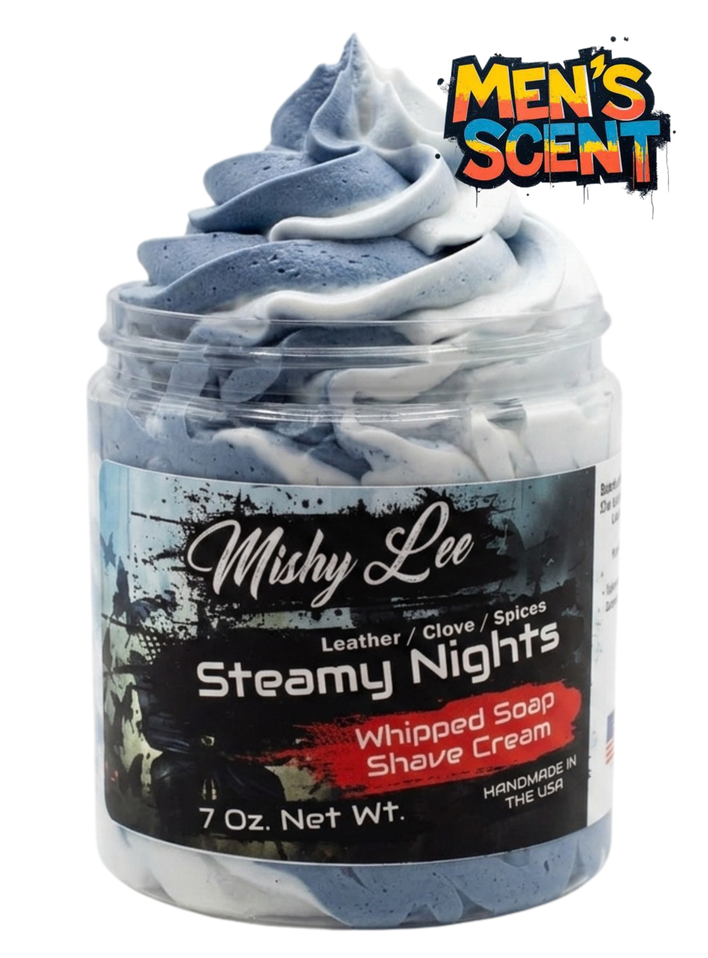 Crème de Savon Fouettée et de Rasage pour Hommes Steamy Nights