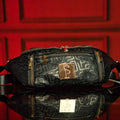 Sac Bandoulière Monogramme Noir en Cuir