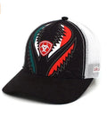 Casquette de routier ARIAT motif drapeau mexicain (noir/multicolore)