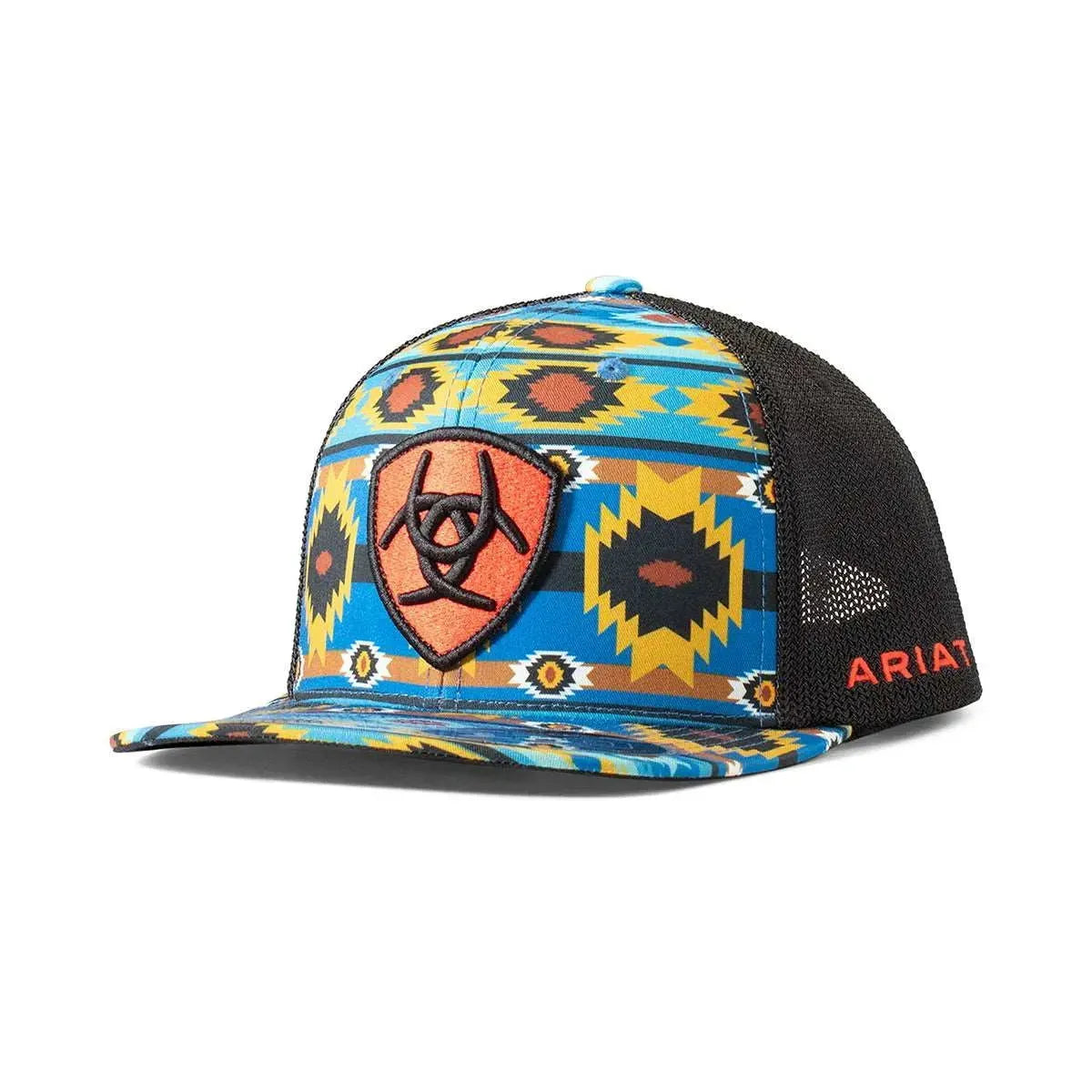 Casquette de baseball ARIAT Southwest Orange Shield (noir/multicolore) - Casquette trucker