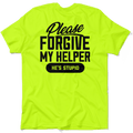 Mon Aide - T-shirt Jaune Sécurité