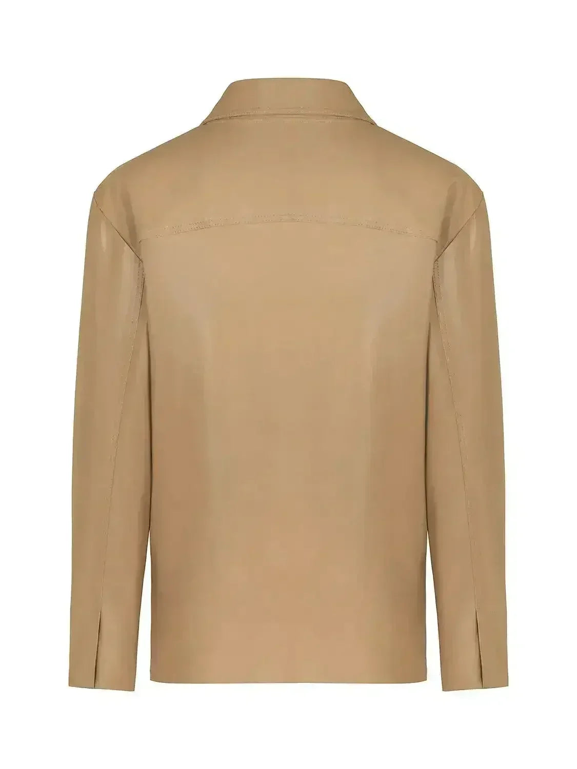 Veste en cuir croisée