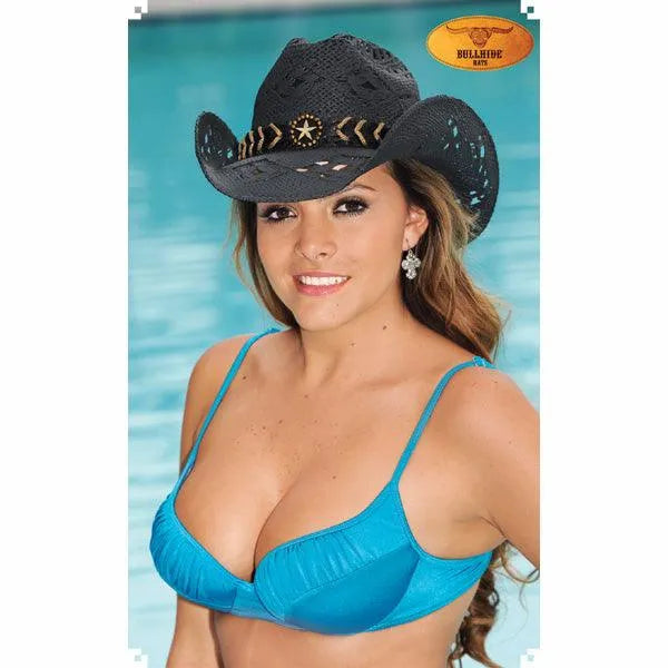 Bullhide Naughty Girl - Chapeau de cowboy en paille