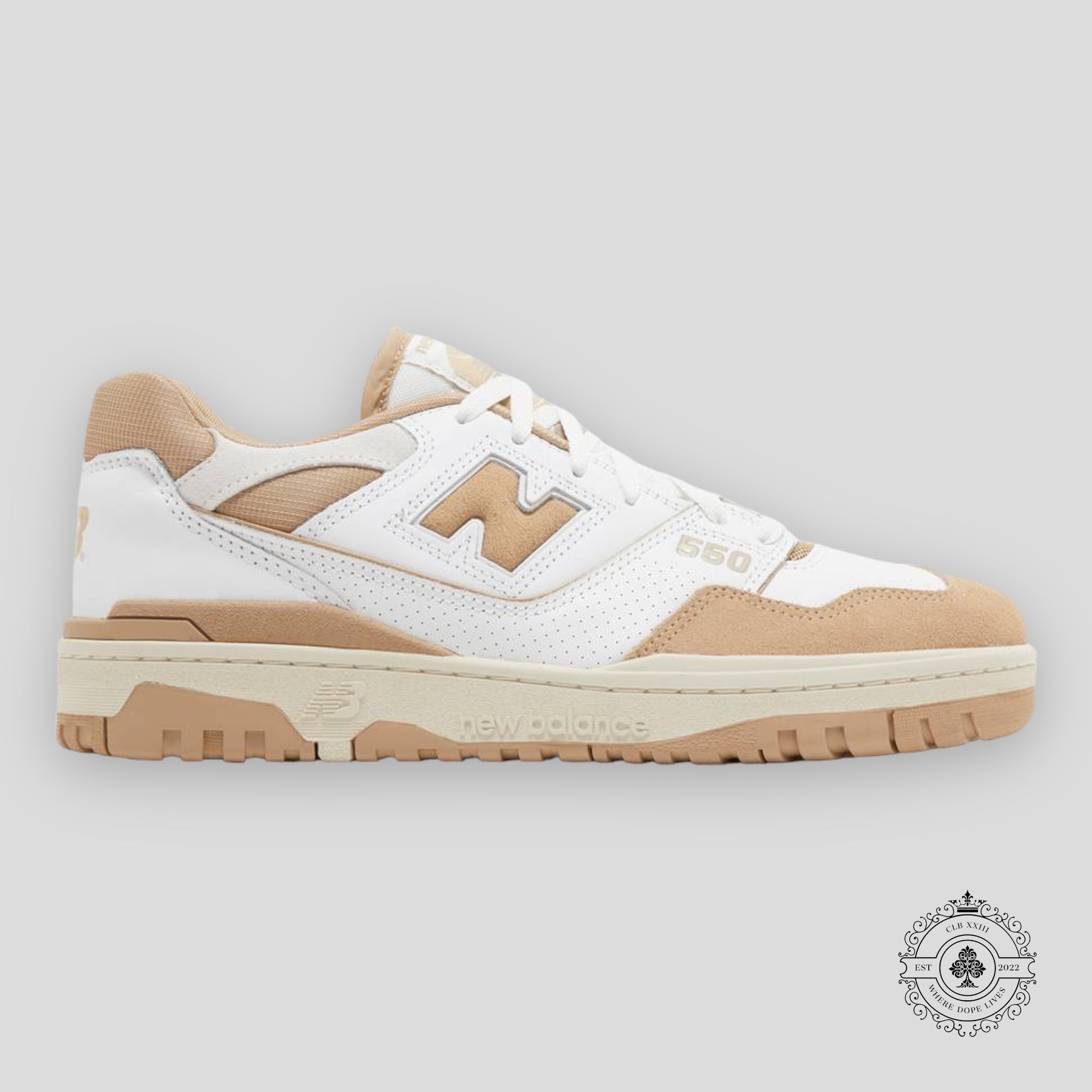 New Balance 550 Blanc Encens Bois Flotté