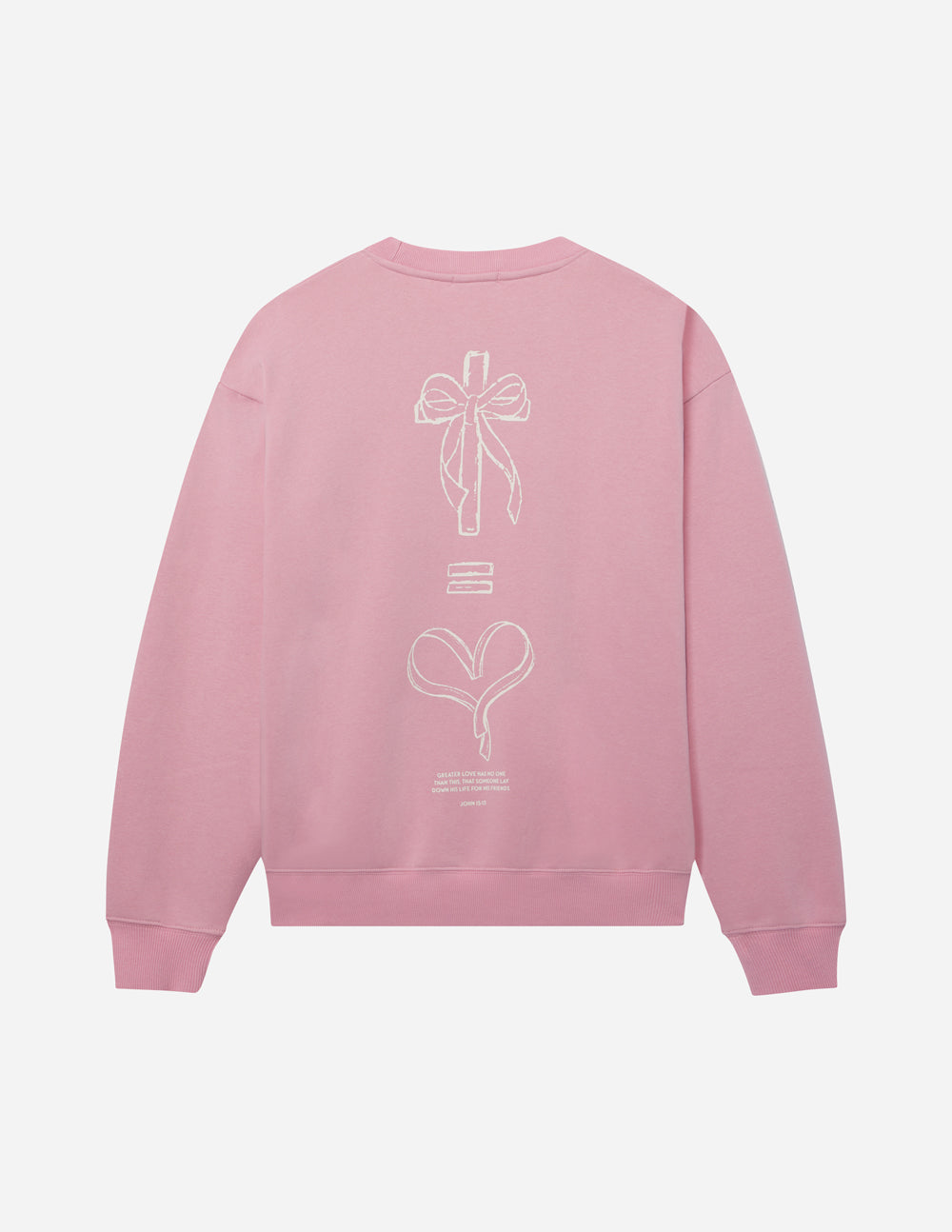 Sweat-shirt unisexe à col rond « No Greater Love »