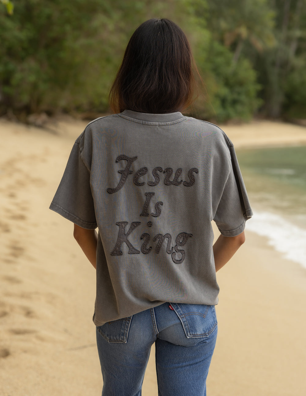 T-shirt épais "Not Sorry Jesus Is King"