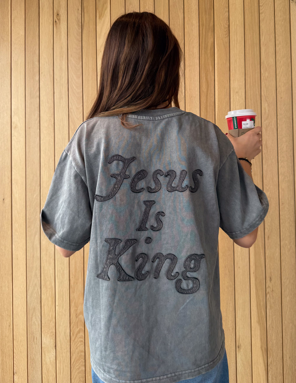 T-shirt épais "Not Sorry Jesus Is King"