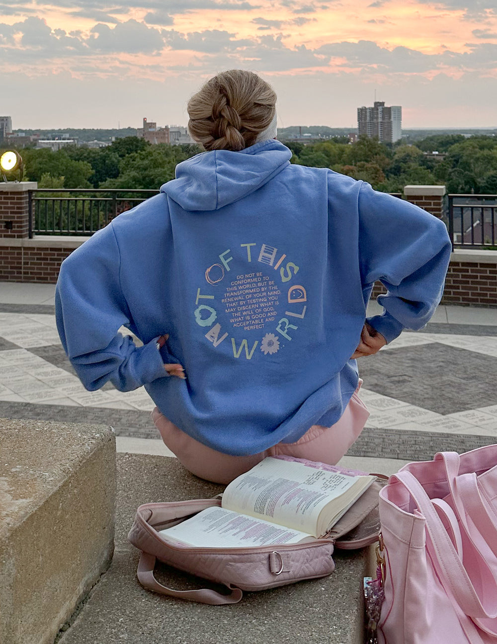 Sweat à capuche unisexe Pas de ce monde