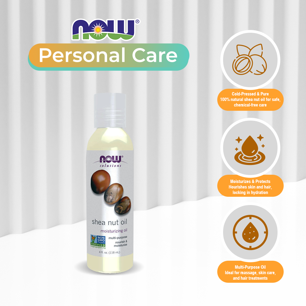 Now Solutions Huile de karité 120 ml - 7704