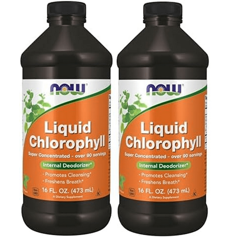 Now Foods Chlorophylle Liquide 473 ml - 2644 - Lot de 2
