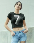 Haut court pour femme Number Seven Bella+Canvas 6682