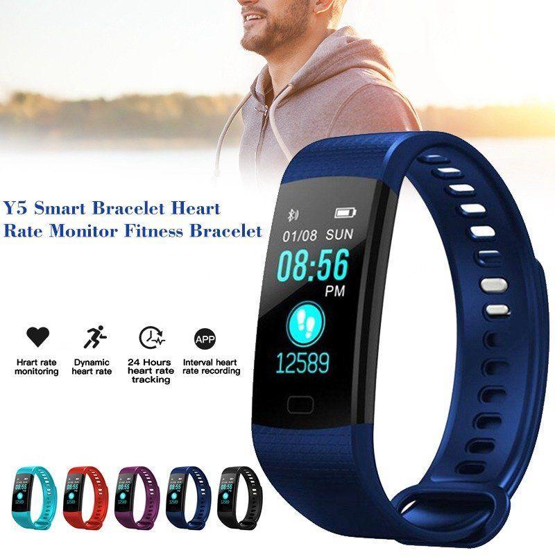 Montre intelligente Sport Fitness Activité Cardiofréquencemètre Tensiomètre Bracelet étanche IP67 Podomètre pour iOS Android