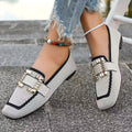 Mocassins Gommino vintage en daim à bout rond — Style de conduite pour femme