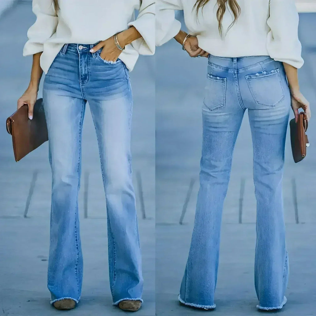 UrbanFade™ Jean en denim délavé coupe ajustée