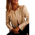 Veste à Paillettes - Vêtement d'Extérieur Scintillant pour Fête | Femstylo