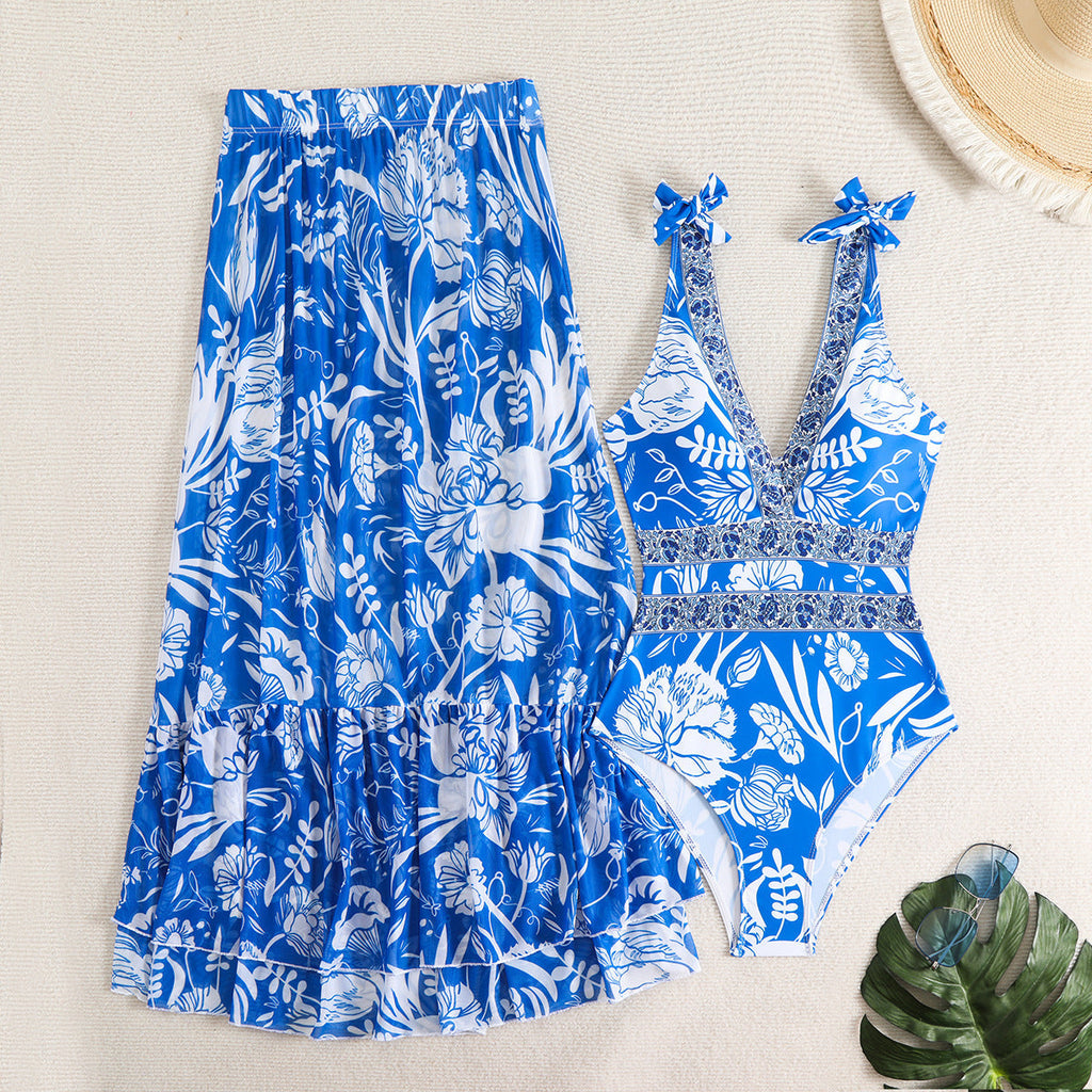 Maillot de bain une pièce femme style ethnique - Tenue de plage